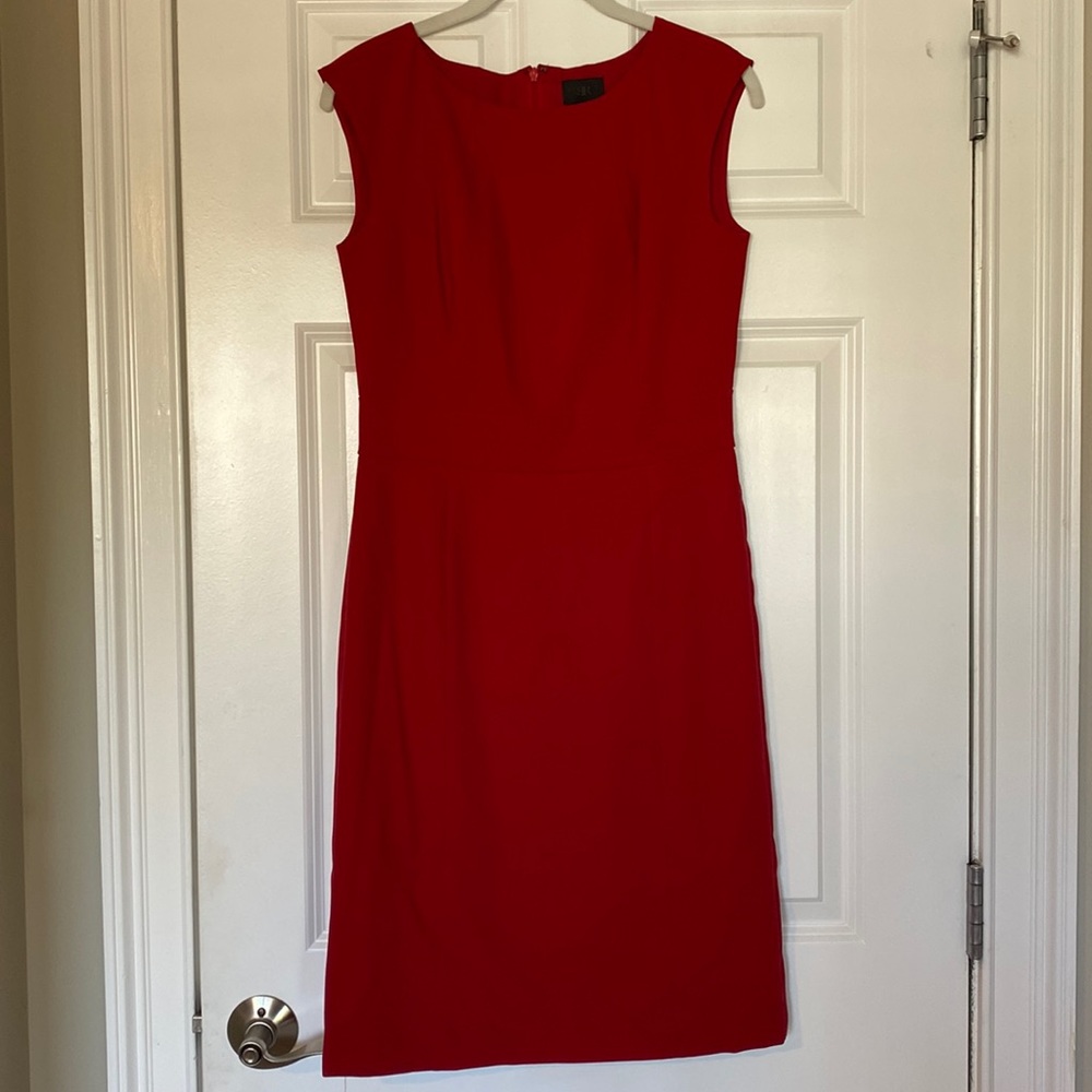 Banana Republic Red midi dress